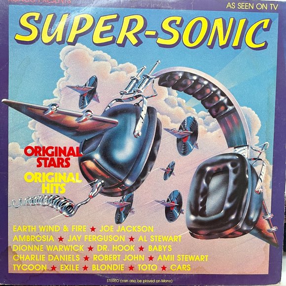 Other - 1979 Super-Sonic vintage vinyl record - Blondie, Earth Wind & Fire, The Cars